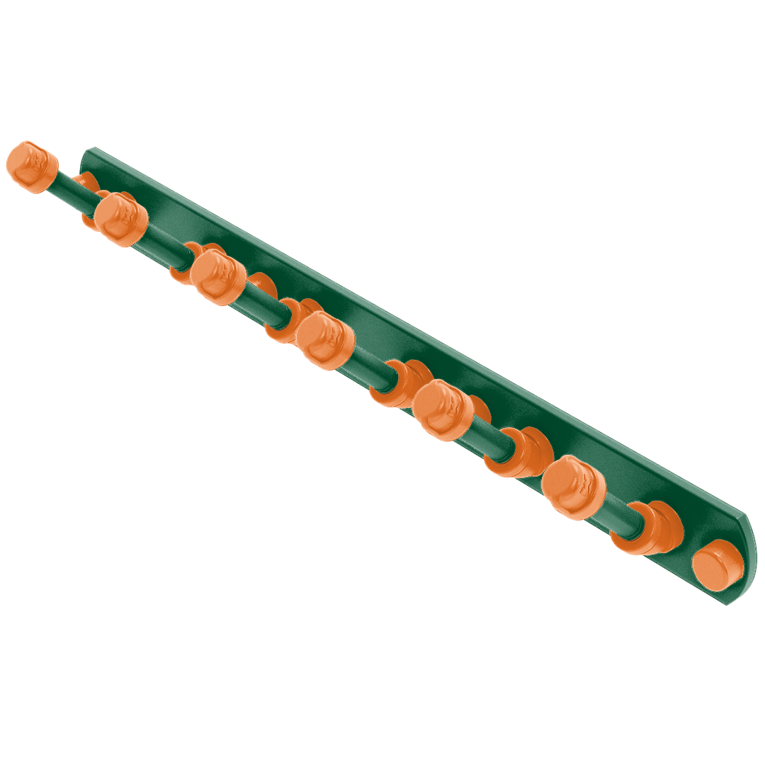 Collegiate Collection 6 Position Tie and Belt Rack South Beach Game Day Edition