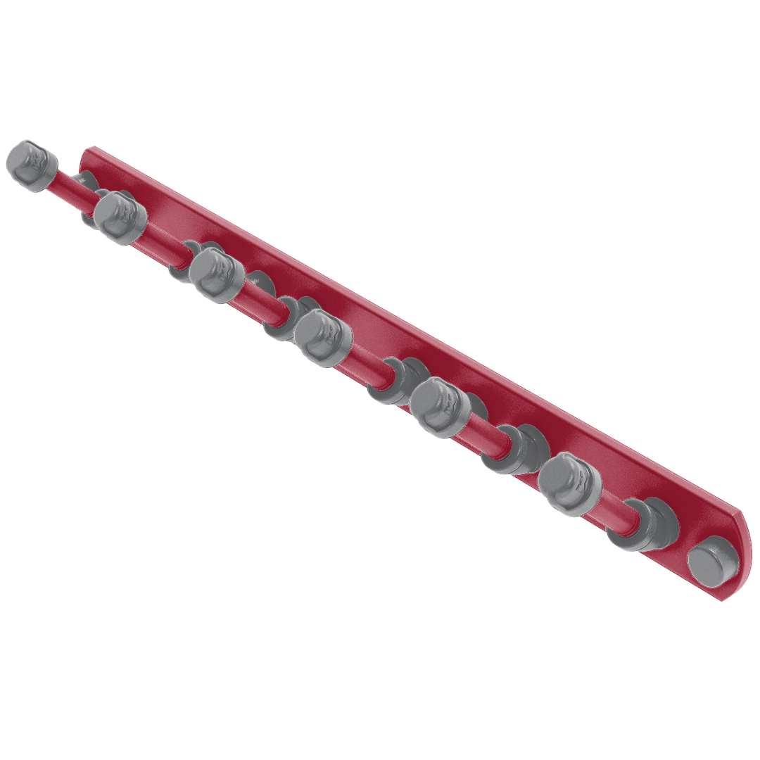 Collegiate Collection 6 Position Tie and Belt Rack Pullman Crimson and Gray Edition