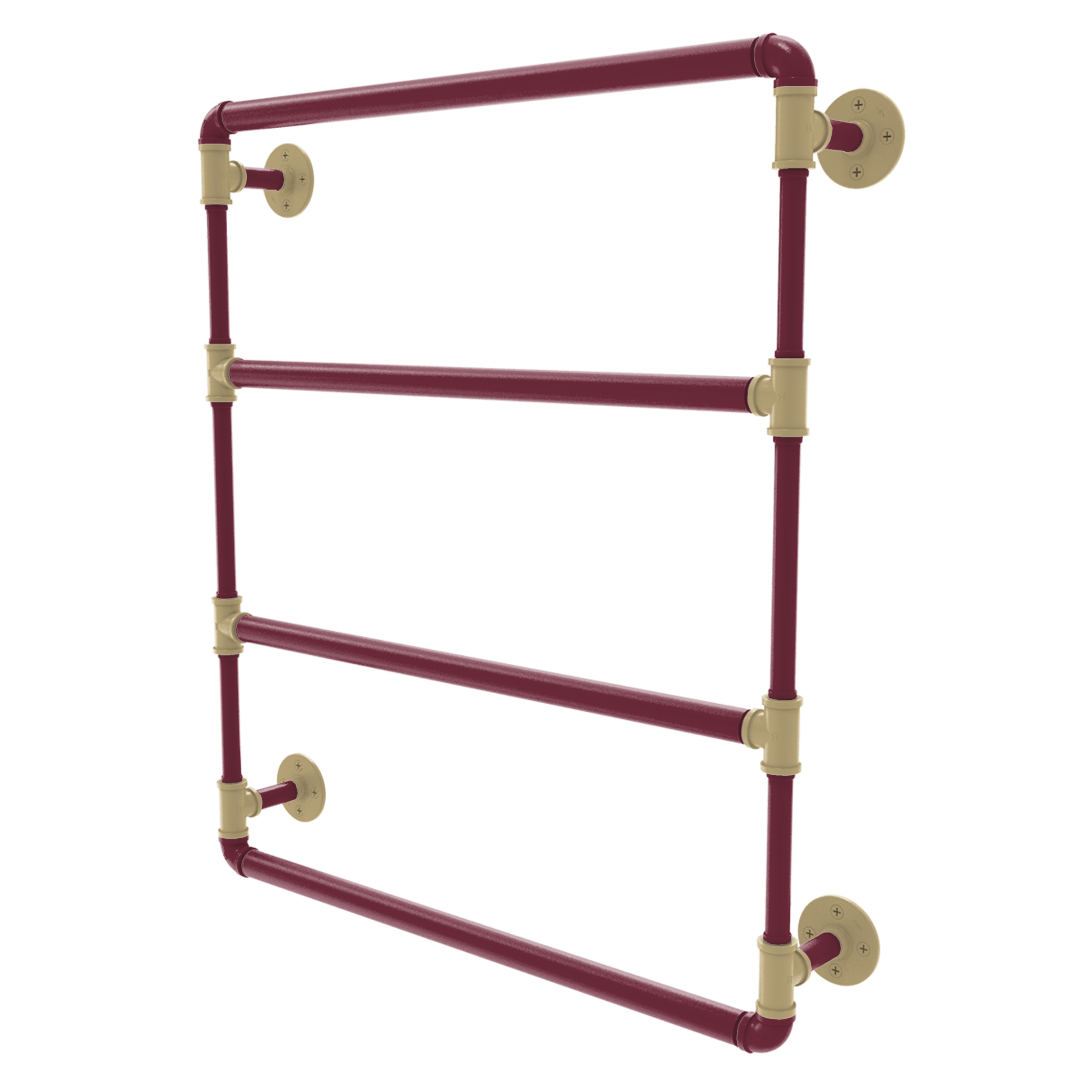 Collegiate Collection Wall Mounted Ladder Towel Bar Tallahassee Garnet and Gold Edition
