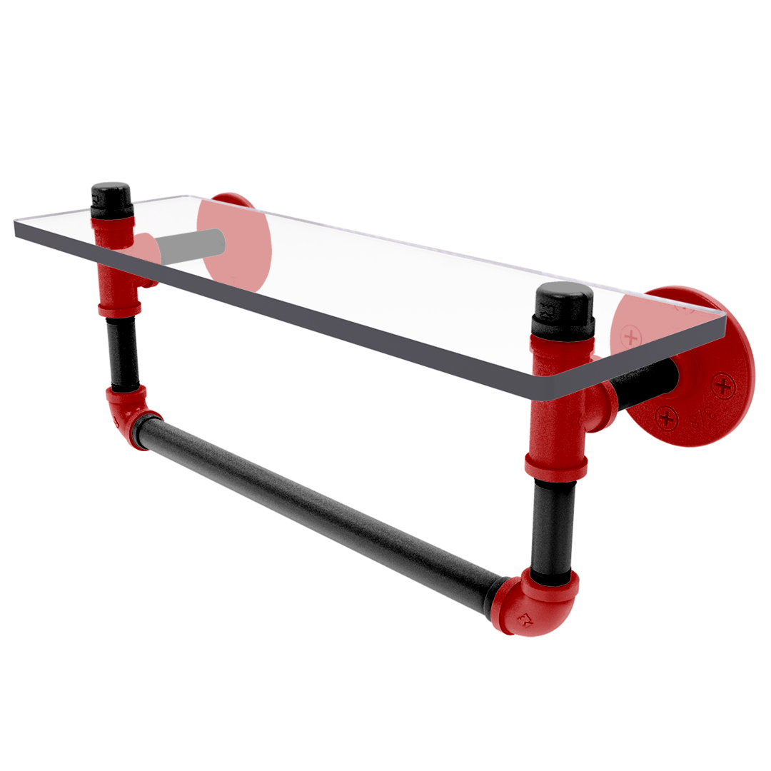 Collegiate Collection Glass Shelf with Towel Bar Derby City Game Day Edition