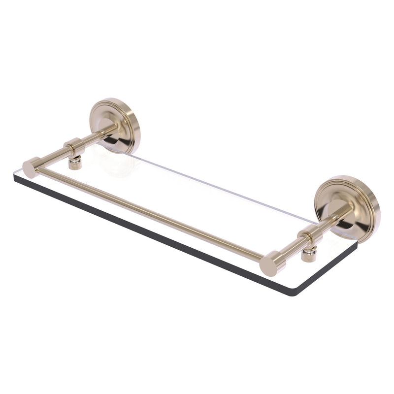 Prestige Regal Collection Glass Shelf with Gallery Rail