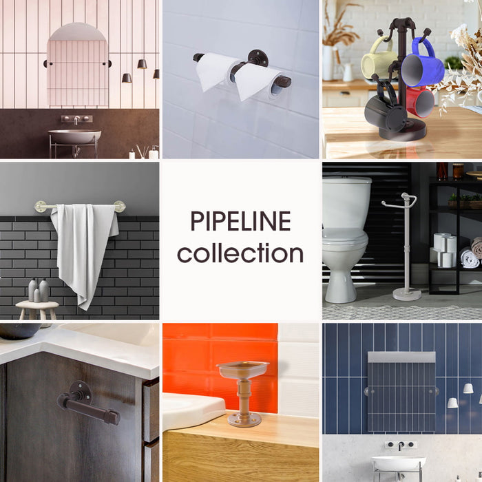 Pipeline Collection 2 Post Toilet Paper Holder