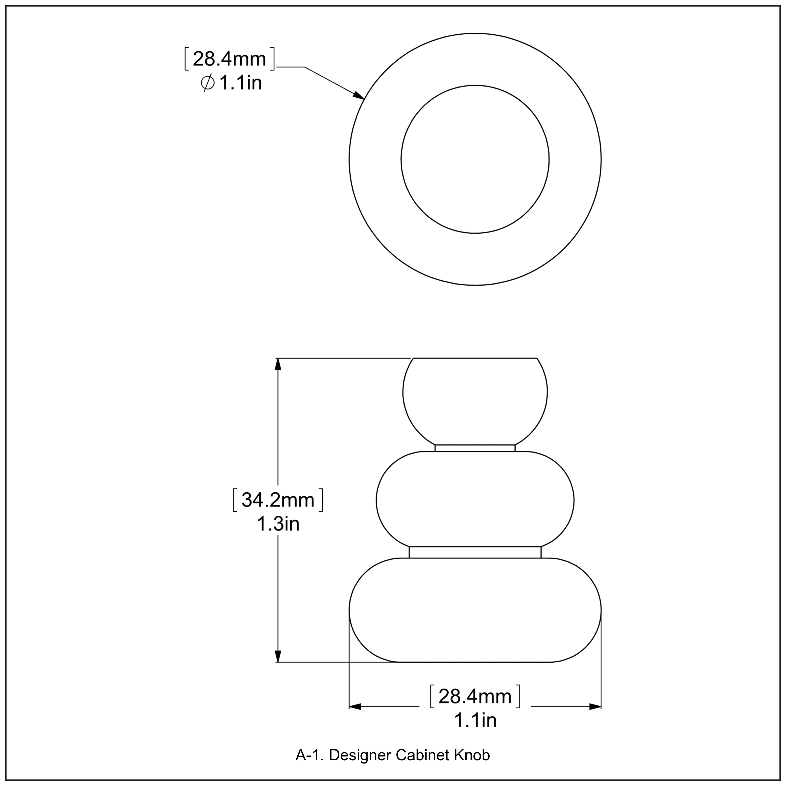 Designer Cabinet Knob