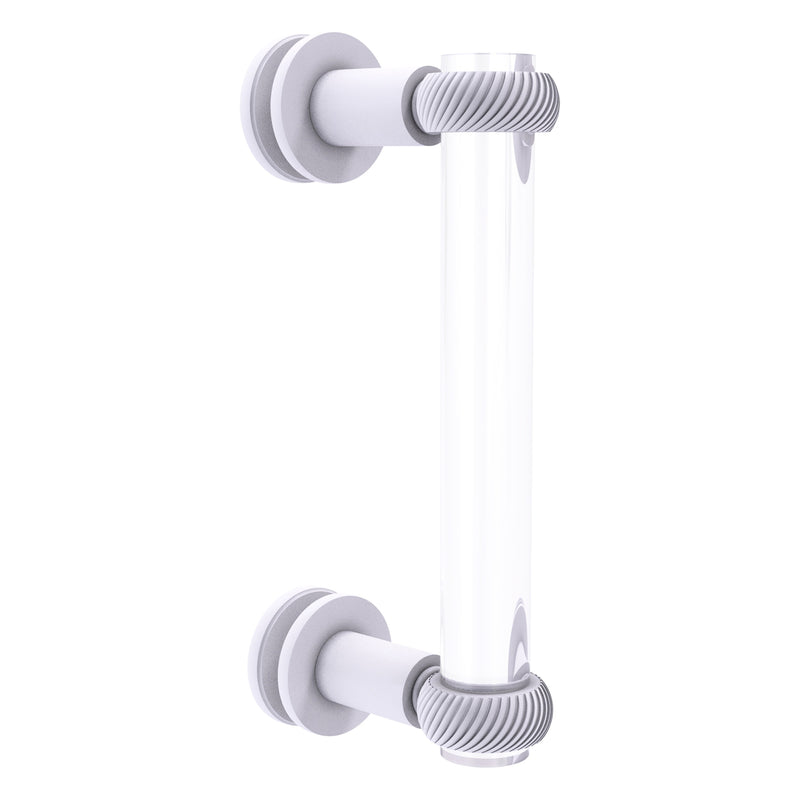 Clearview Collection Single Side Shower Door Pull with Twisted Accents