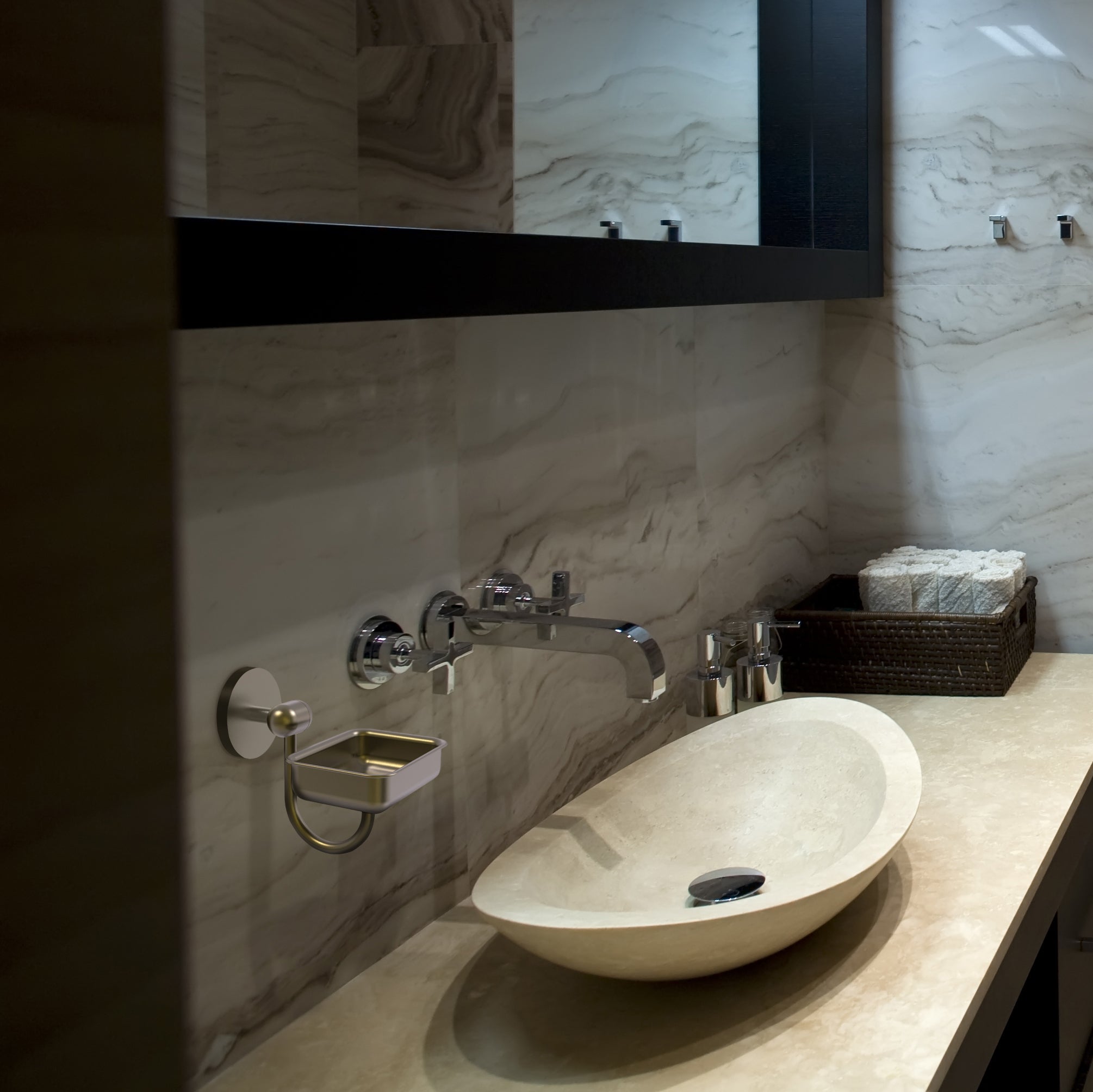 Tango Collection Wall Mounted Soap Dish