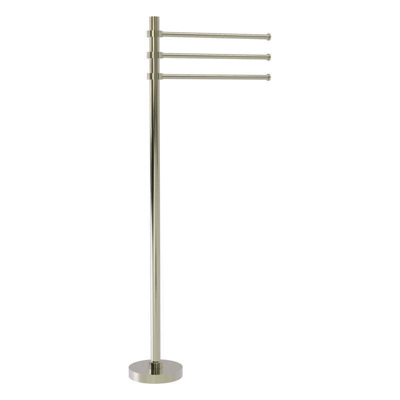 Towel Stand with 3 Pivoting 12 Inch Arms