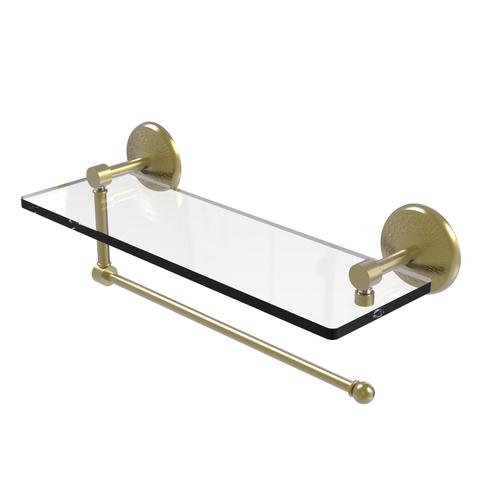 Combination glass shelf and paper towel holder Allied Brass
