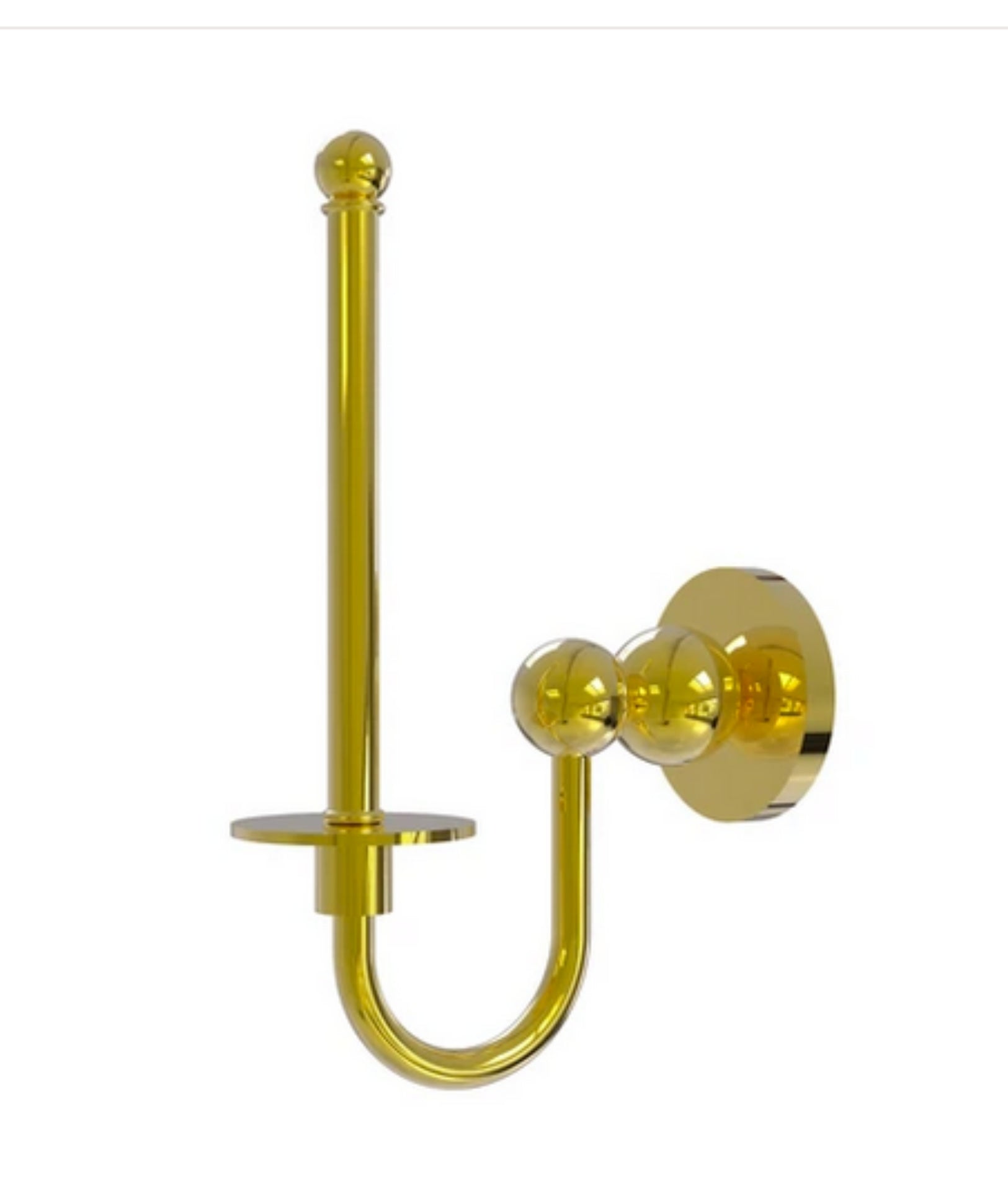 Upright toilet paper holder from Allied Brass Bolero collection