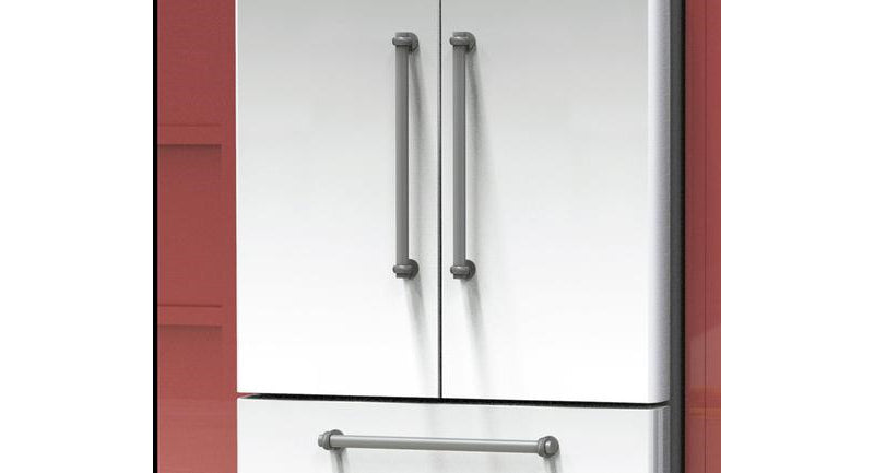 Refrigerator and freezer appliance pulls