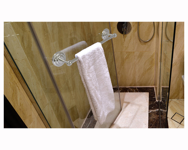 Shower door towel bar from Allied Brass