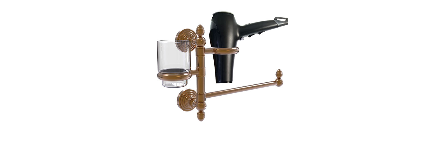 Bathroom/hairdryer organizer