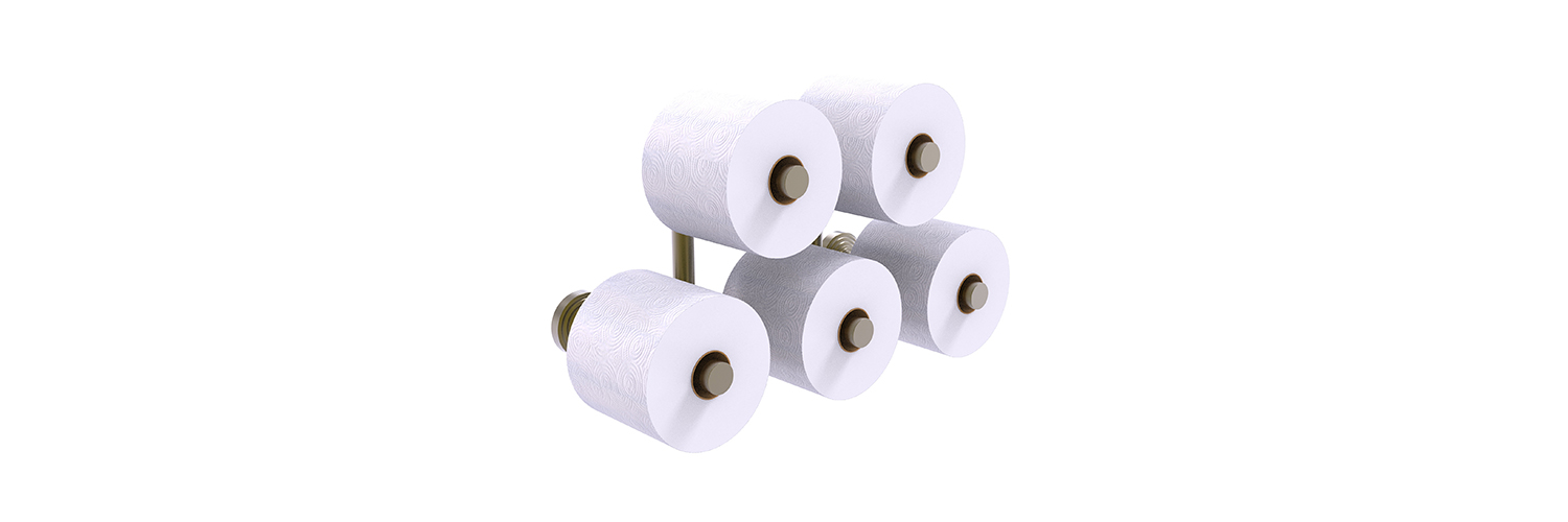 5-roll toilet paper holders from Allied Brass