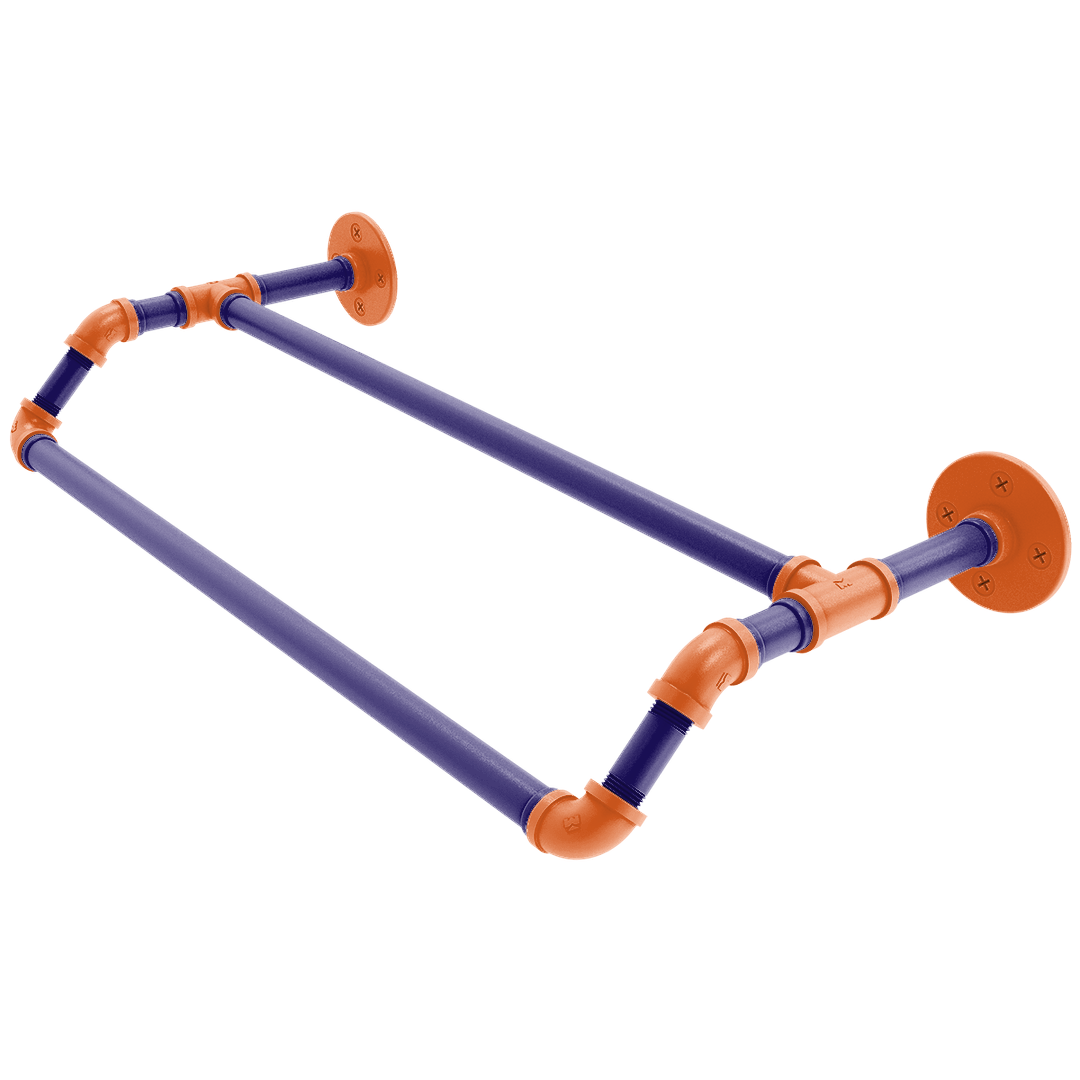 Hardwood Collection Double Towel Bar Phoenix Edition