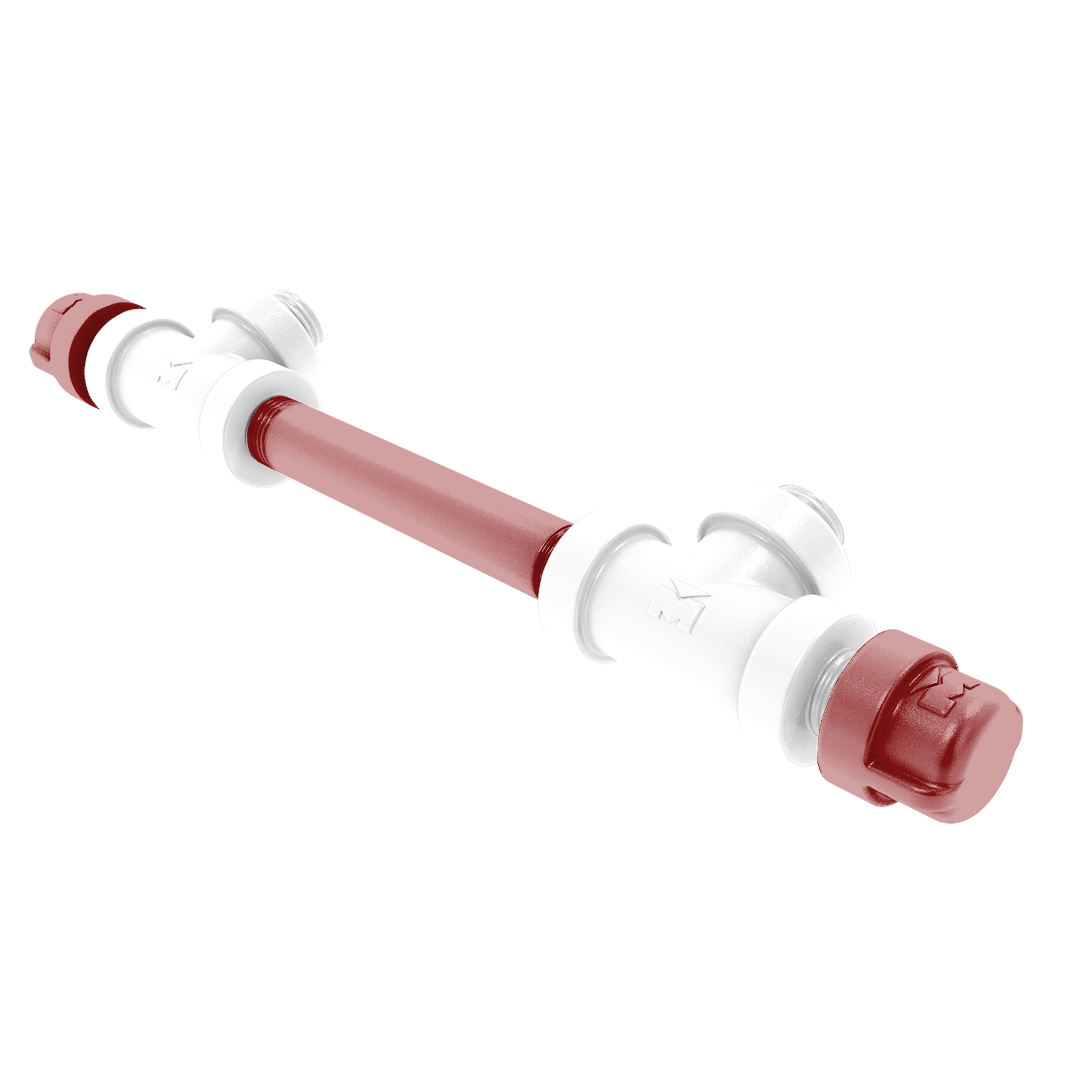 Collegiate Collection 7 Inch Overall Cabinet Pull Silicon Valley Red and White Edition