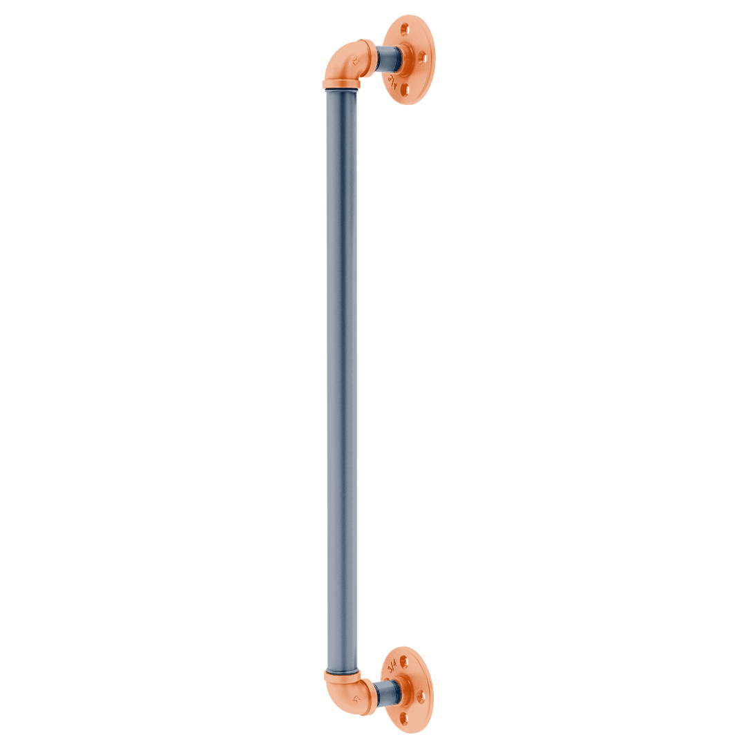 Collegiate Collection Door Pull Plainsmen Blue and Orange Edition