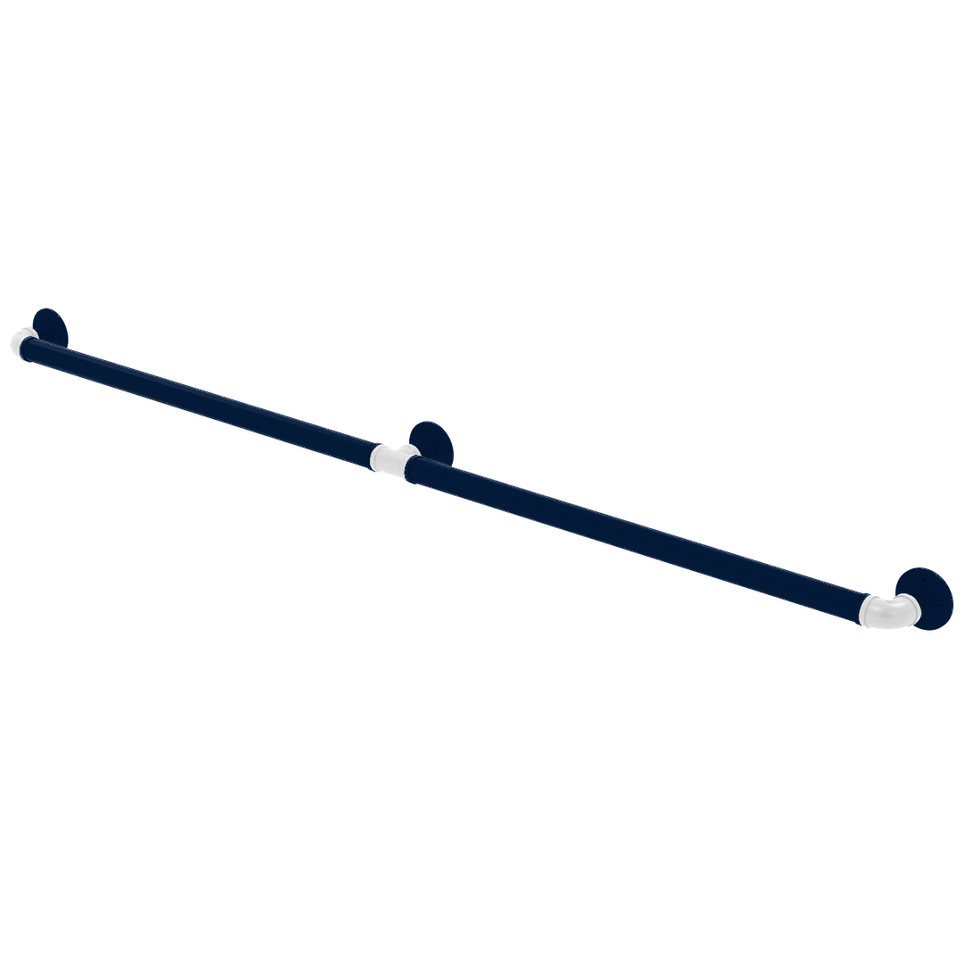 Collegiate Collection Extended 3 Post Grab Bar Keystone State Blue and White Edition