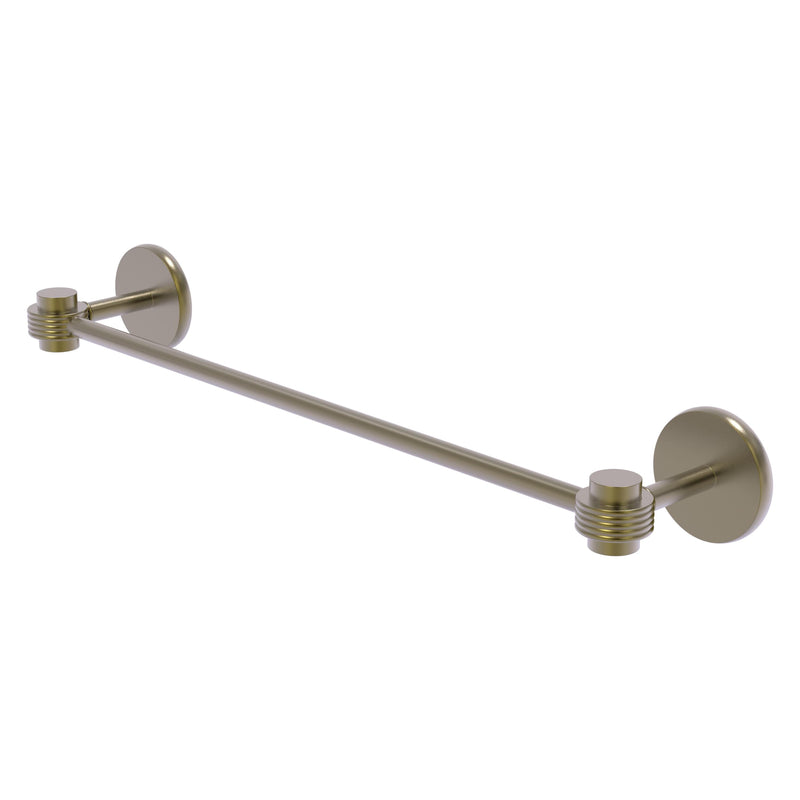 Satellite Orbit One Collection Towel Bar with Grooved Accents