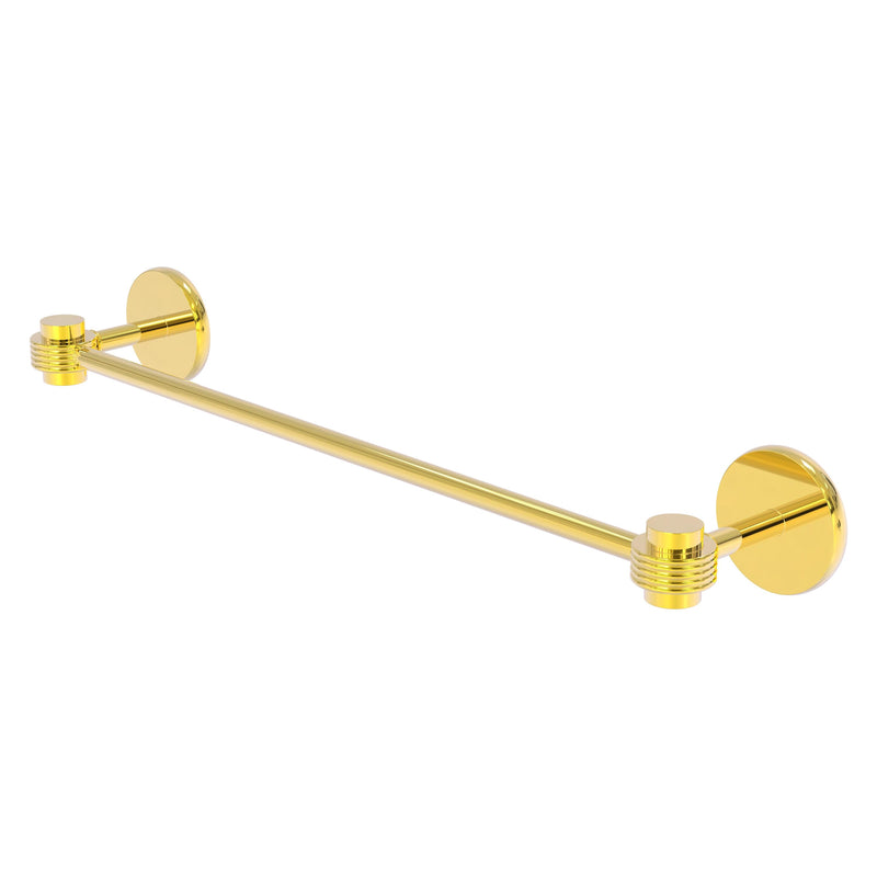 Satellite Orbit One Collection Towel Bar with Grooved Accents