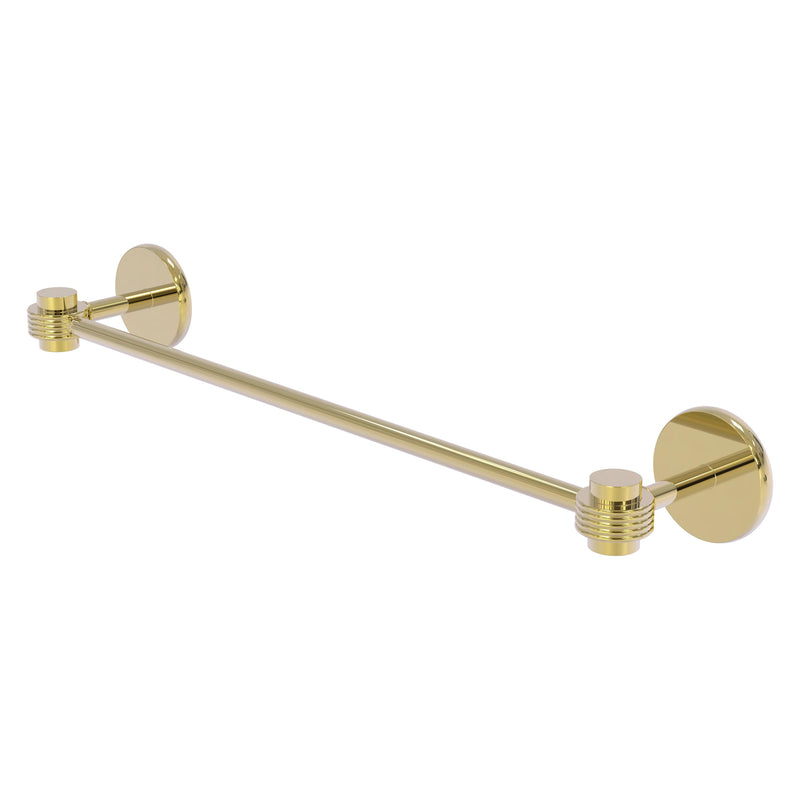 Satellite Orbit One Collection Towel Bar with Grooved Accents