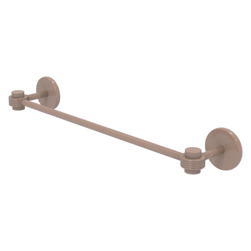 Satellite Orbit One Collection Towel Bar with Grooved Accents