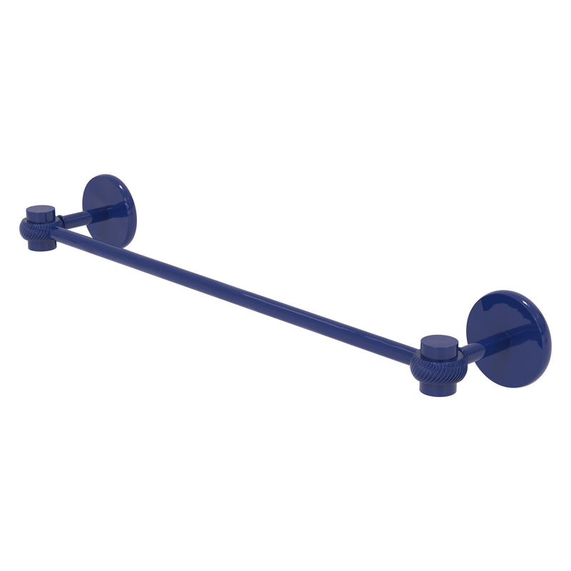 Satellite Orbit One Collection Towel Bar with Twisted Accents