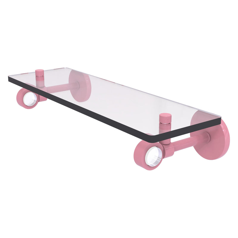 Clearview Collection Glass Shelf with Smooth Accents