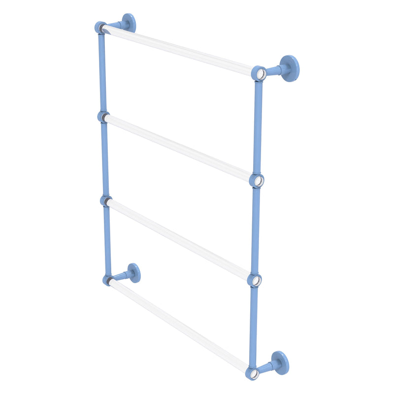 Clearview Collection 4 Tier Ladder Towel Bar with Smooth Accents