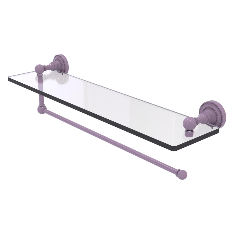 Dottingham Collection Paper Towel Holder with Glass Shelf