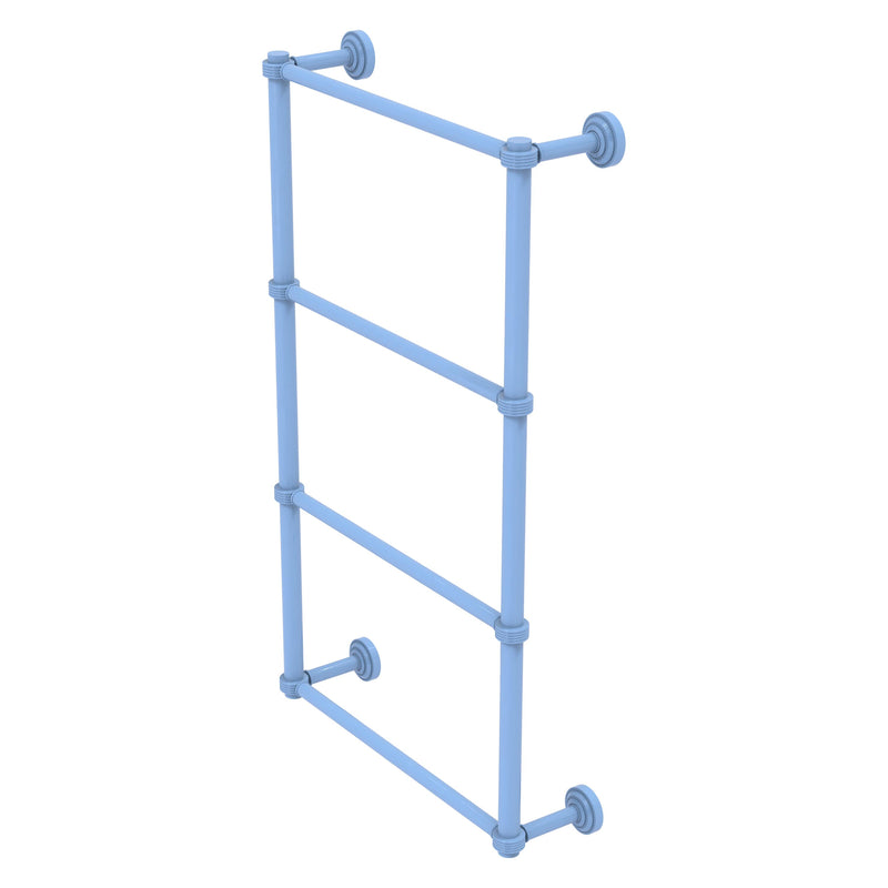 Dottingham Collection 4 Tier Ladder Towel Bar with Grooved Accents