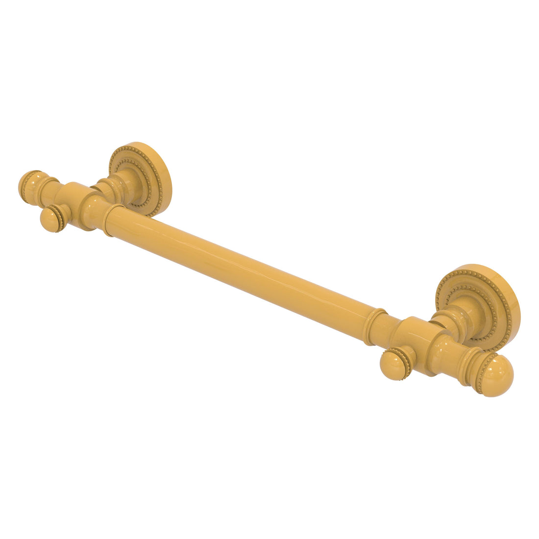 Brass grab bar with smooth surface