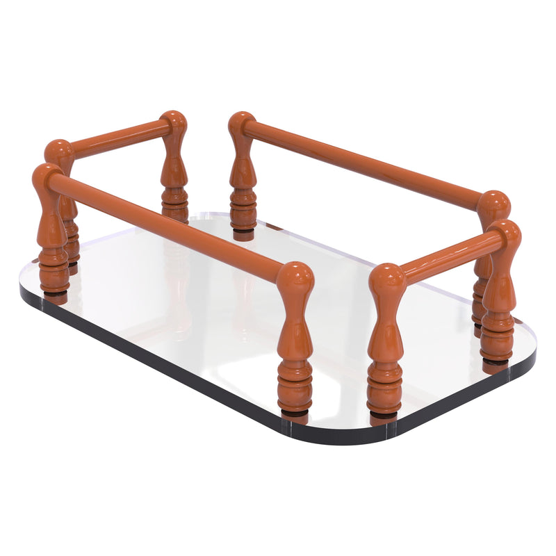 Vanity Top Glass Guest Towel Tray