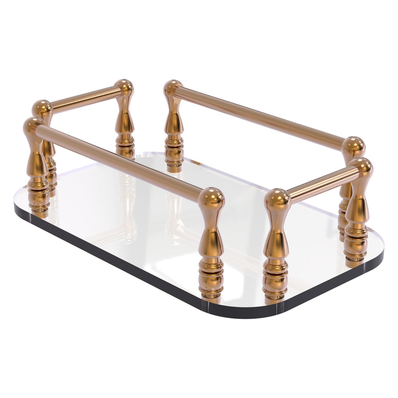 Vanity Top Glass Guest Towel Tray