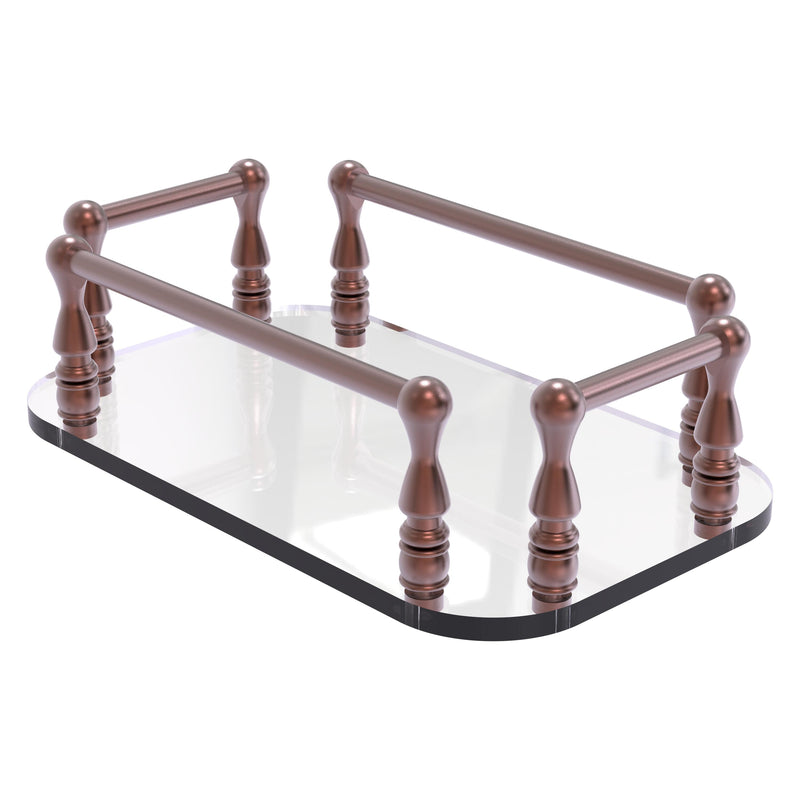 Vanity Top Glass Guest Towel Tray