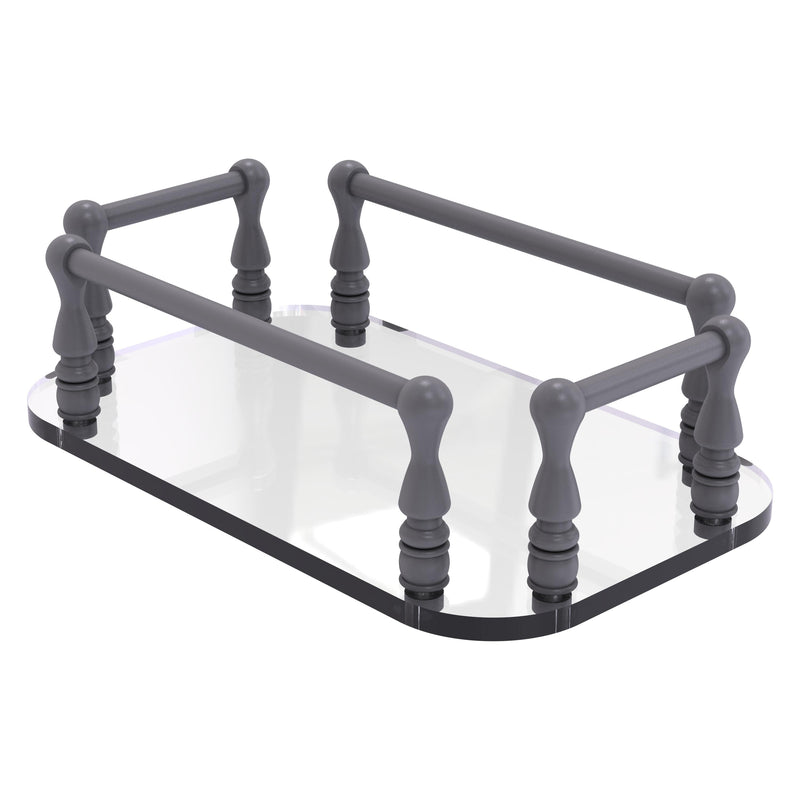 Vanity Top Glass Guest Towel Tray