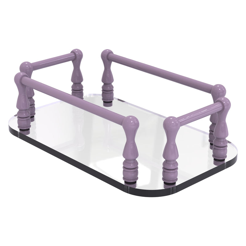 Vanity Top Glass Guest Towel Tray