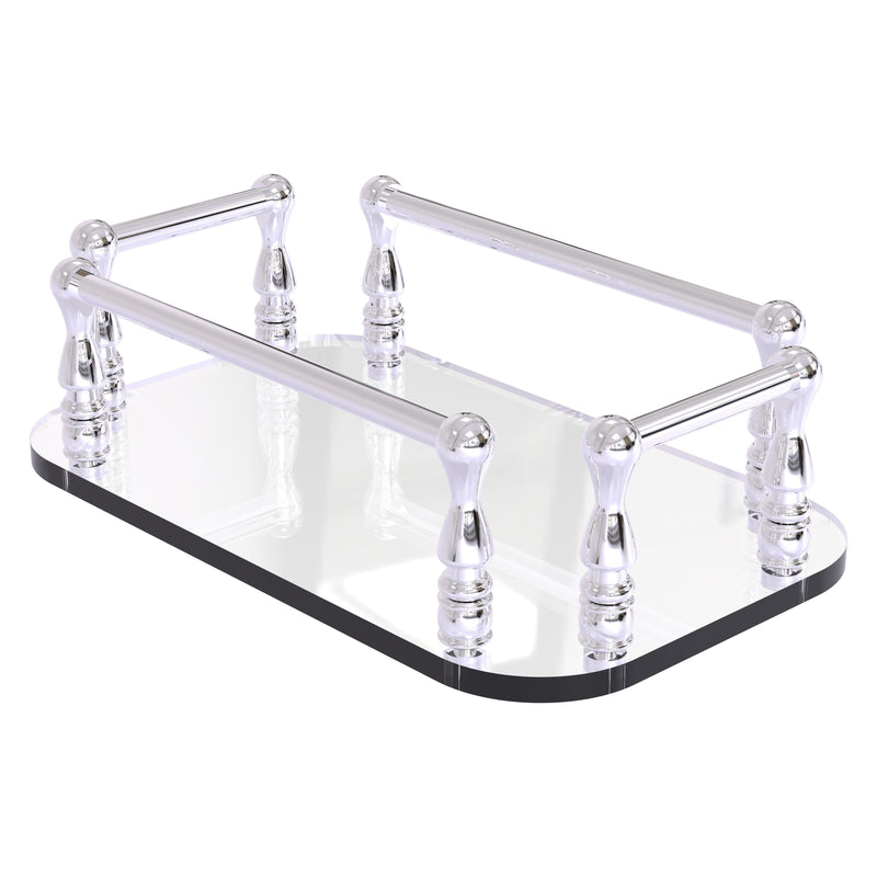 Vanity Top Glass Guest Towel Tray