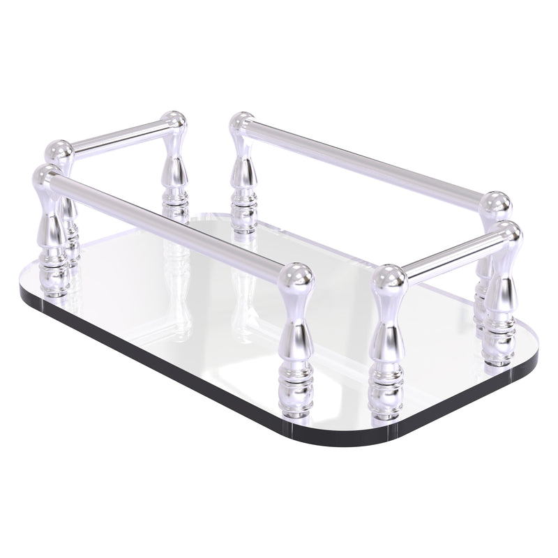 Vanity Top Glass Guest Towel Tray