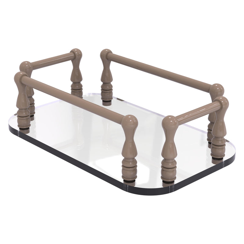 Vanity Top Glass Guest Towel Tray