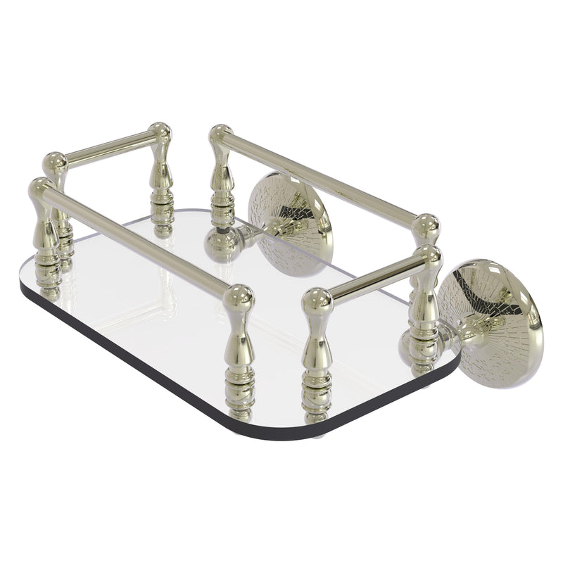 Monte Carlo Collection Wall Mounted Glass Guest Towel Tray
