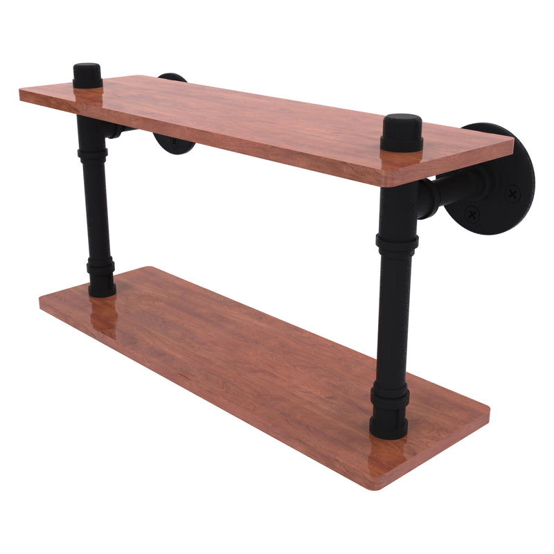 Pipeline Collection Ironwood Double Shelf