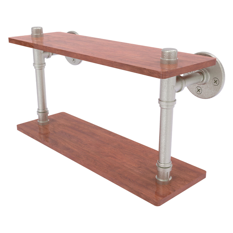 Pipeline Collection Ironwood Double Shelf