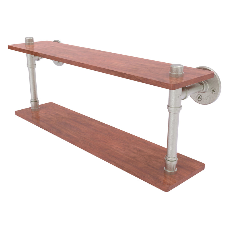 Pipeline Collection Ironwood Double Shelf