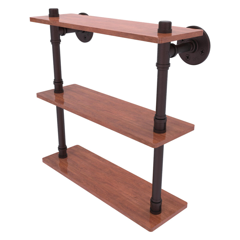 Pipeline Collection Ironwood Triple Shelf