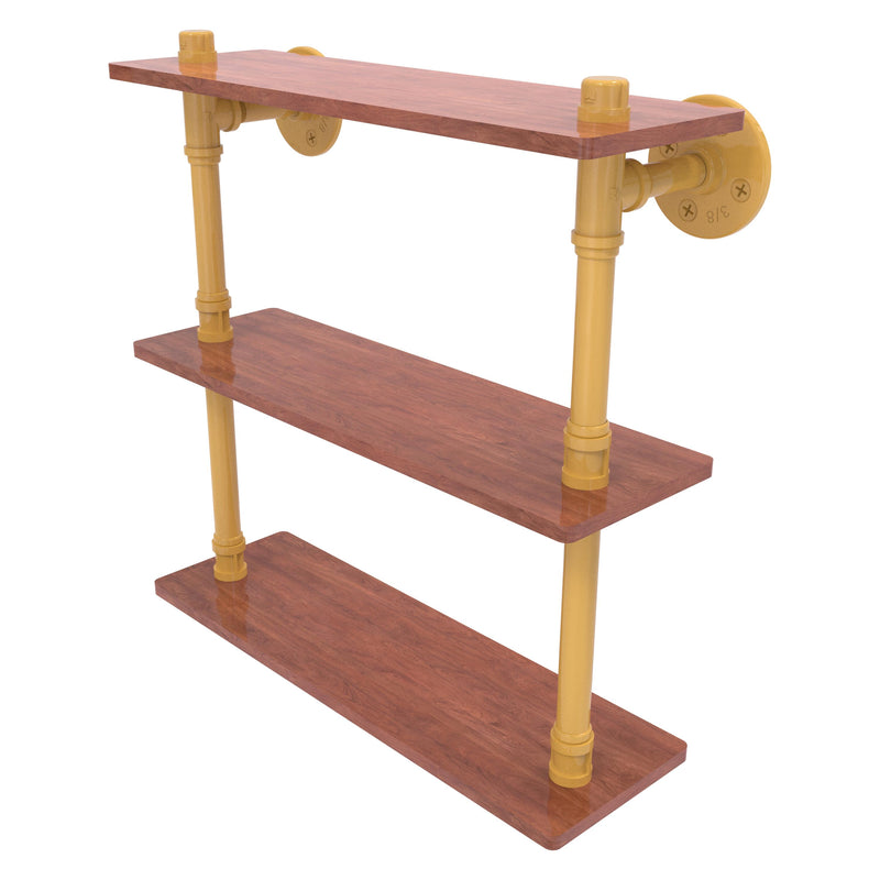 Pipeline Collection Ironwood Triple Shelf