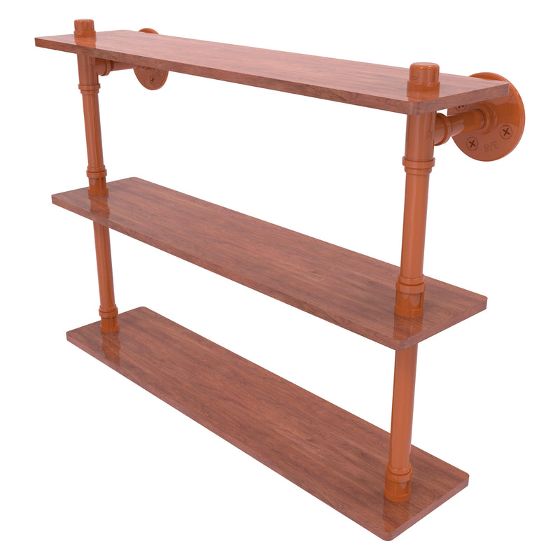 Pipeline Collection Ironwood Triple Shelf