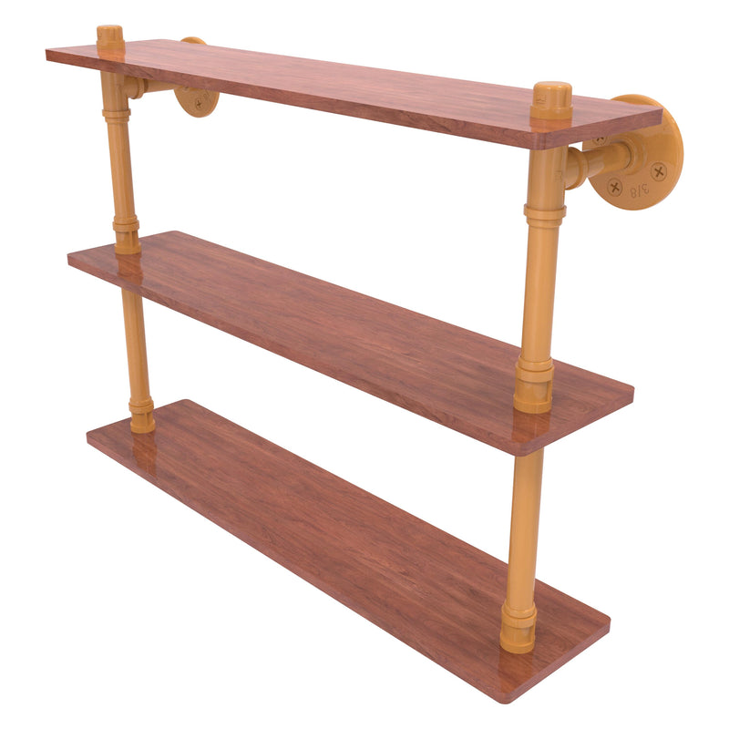 Pipeline Collection Ironwood Triple Shelf