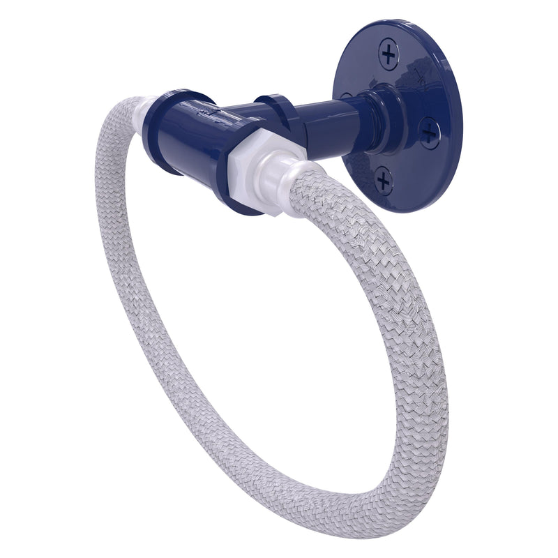 Pipeline Towel Ring with Stainless Steel Braided Ring