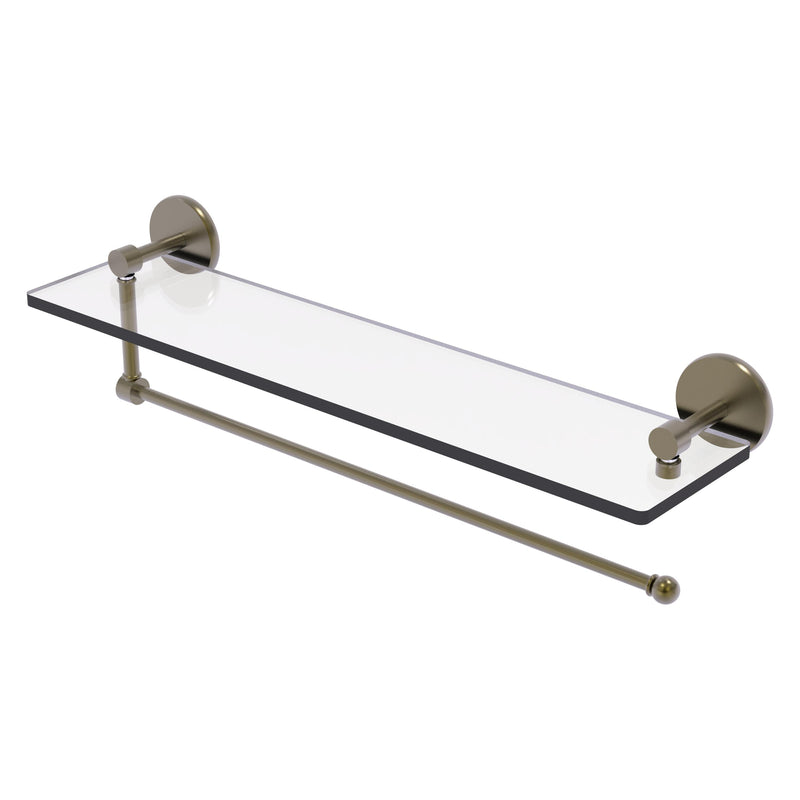 Prestige Skyline Collection Paper Towel Holder with Glass Shelf