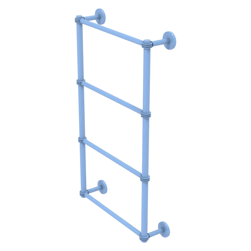 Prestige Skyline Collection 4 Tier Ladder Towel Bar with Dotted Accents