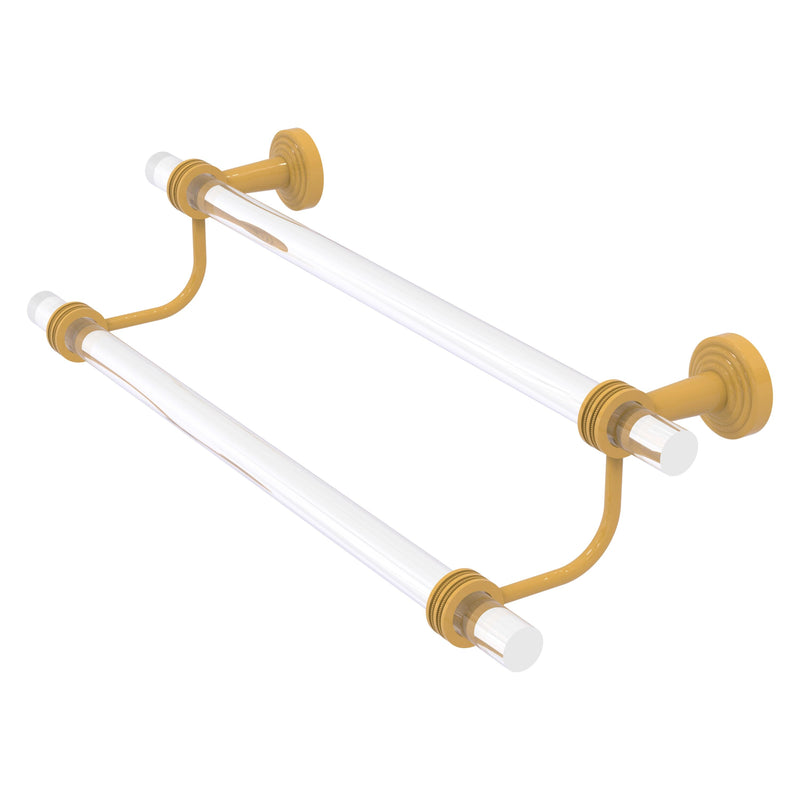 Pacific Beach Collection Double Towel Bar with Dotted Accents